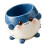 Cheerful Mini Resin Flower Pot Container Featuring-indigo. fish 1