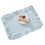 Rectangular Fabric Table Mat Washable Gingham Placemat with-6 1