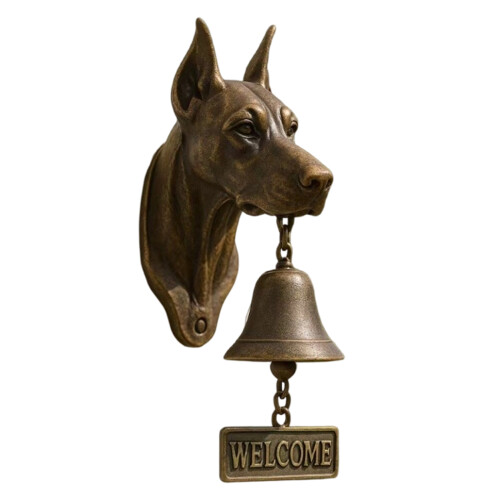 Sculpture de tête de chien en résine, cadeau Unique-Conception 7
