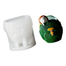 Silicone Mould For Animal Planter And-school bag hedgehog