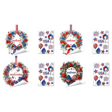 Wasbare en efficiënte raamsticker-1528 Vierdelige set