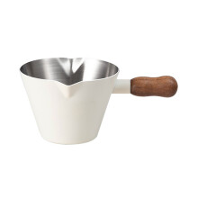100ML Espresso Cup Food Grade Stainless Steel Measuring-White
