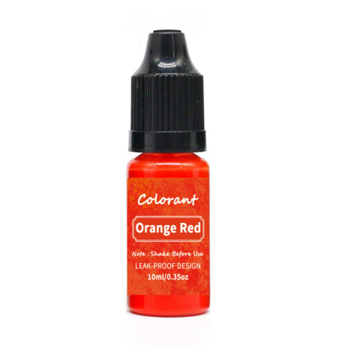 Bright Candle Colorant 10ml Smooth Blend For Unique-orang red