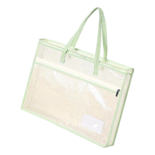 Portable Sewing Supply Storage Case With Secure-Light Green
