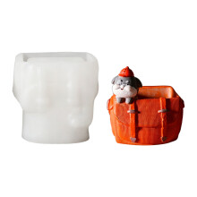 Charm DIY Silicone Mould For Animal Planter-school bag puppy