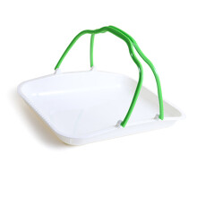 Heavy Duty Plastic Serving Tongs And Storage-plastichandletray
