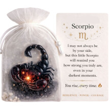 Zodiacs Pocket Knuffel met inspirerende kaart, Zodiacs Tokens-D