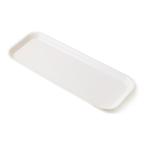 White Food Clip And Plate For Home Use Rectangular-white tray