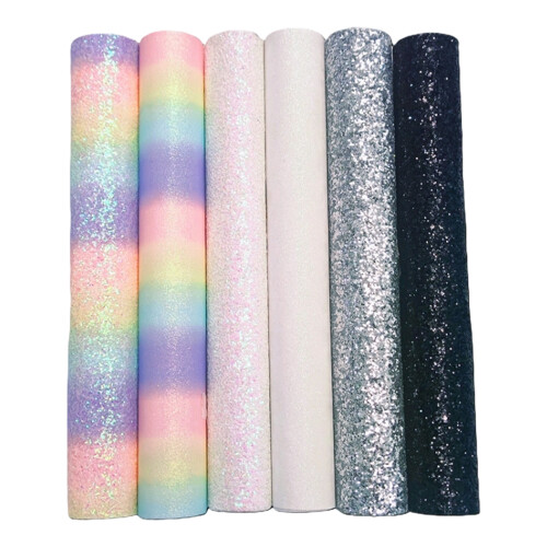 6PCS Shimmering Craft Plastic Sheets Safe For Children-15x10