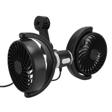 Doppelter Auto-Lüfter 360 USB-betrieben 10W 3-Geschwindigkeiten
