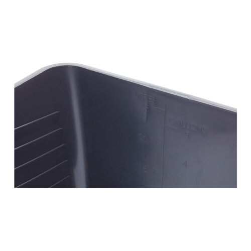 Paint Scuttle 25 Litres Prodec Black Bucket with Metal Handle Roller Tray Large 2