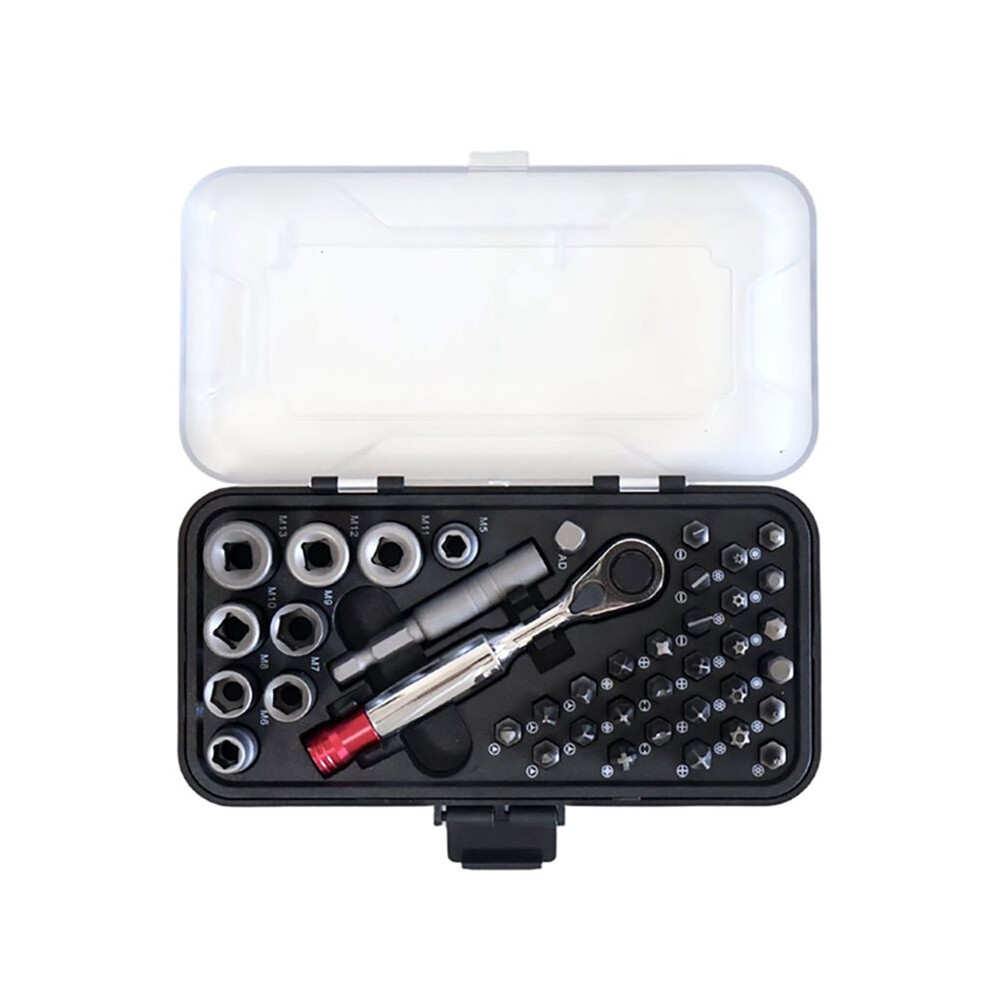 40 In 1 S2 Screwdriver Set With Ratchet Disassembly And Repair Tool For Bicycle And Household Repair 6034127344505