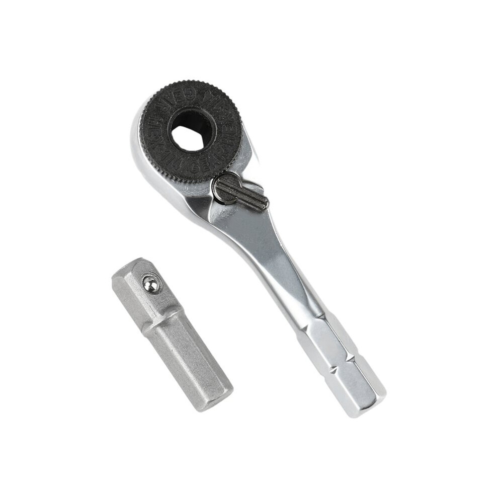 1/4" Stainless Steel Ratchet Wrench 6.35Mm Hexagon Torque Wrench Quick Socket Diy Tool 6031233298500