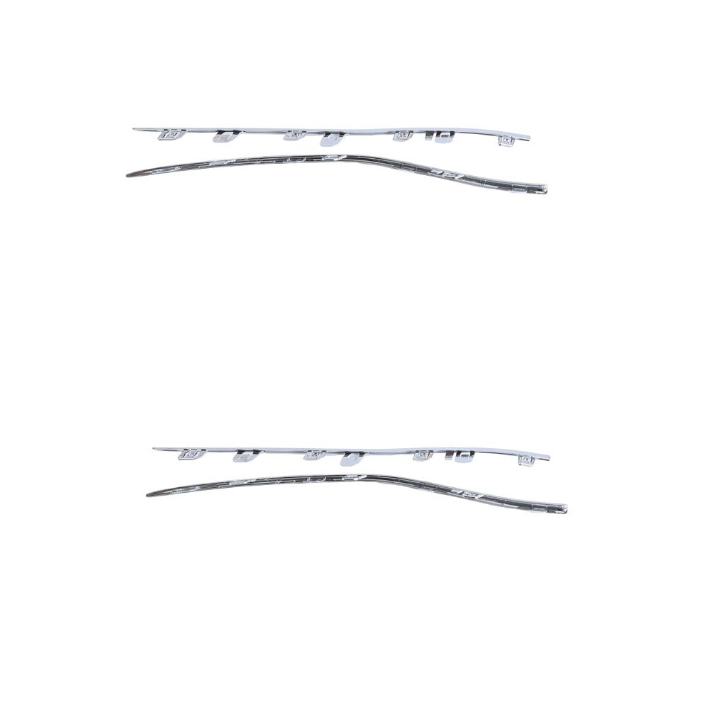 4X Left Right Front Bumper Trim Strip For - W206 C180 C200 C220 C260 A2068854102 A2068854202 Light 4711253286368