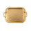 Luxurious heightened Metal Serving Piece Perfect For Coffee-L 1