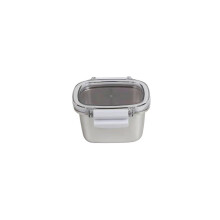 Lunchbox van roestvrij staal met deksel voor thuis en-450 ml