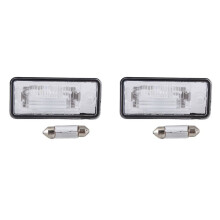 2X 8E0807430A Rear License Plate Light LED License Plate Light for A6L A4 A8 A3 Q7