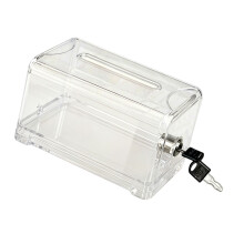 Stevige acryl poll box met ingebouwd slot voor veilige en-2