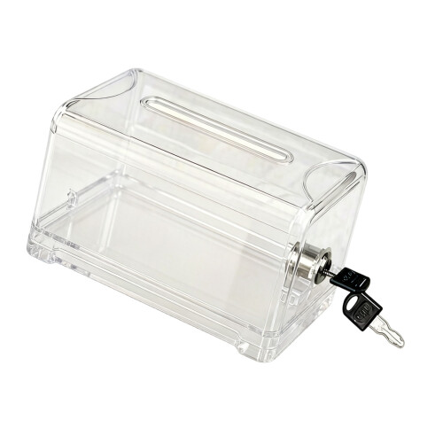 Secure Locking Acrylic Suggestion Box Ideal For Anonymous-2