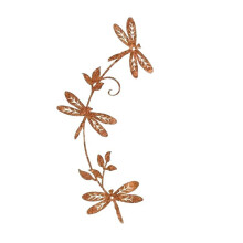 Metal Dragonflies Wall Hanging Ornament Antique Dragonflies