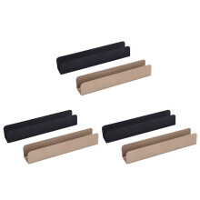 6Pcs Cookie Cutters Rectangle Cookie Mold Non-Stick Carbon Steel Cookie Cutters U Shape Biscuit Cake Bread Mold