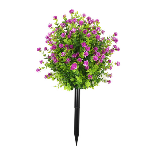 Hochsimulierter Kunststoff-Gartenstecker, künstliche-PurRed