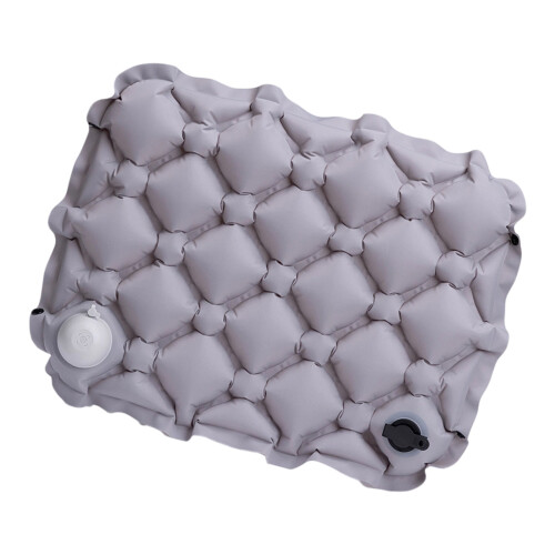 Stockage simple gonflé ouvert rapide d'oreiller de siège-gris