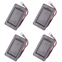 4X 9V Mount Gitarre Aktiver Tonabnehmer Batterie Fach Deckel Halten Box Batterie Aufbewahrung Koffer für Elektrische Gitarren Bass Zubehör