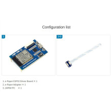 2X Waveshare Universelle E-Paper-Treiberplatine mit Integriertem WiFi--SoC ESP32 Unterstützt Verschiedene SPI-E-Paper--Panels