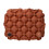 Base de siège gonflable effondrée, tissu en nylon-café marron 1