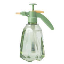 Indoor Large Pressure Watering Can 1.5l Large Capacity Clear Water Bottle for Garden Outdoor Plant House Flower Green