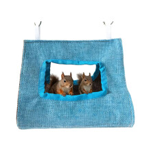 Soft Fabric Bird Cave For Parrots Ensuring A Safe And-Blue S