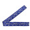 Embroidered Appliques 4.7M Long Decorative-royal blue silver 1