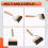 Gooseneck Webbing Stretcher Upholstery Tool, Wood Handle Webbing Puller Stretcher, Carpet Canvas Webbing Stretching Tool 5