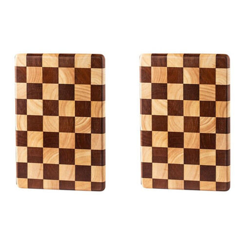 2X Chessboard, Cutting Board, Household Splicing Cutting Board, Kitchen Fruit Supplement Board, Solid Wood