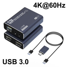 Video Capture Card Grabber -Compatible 4K 60Hz 30Hz USB 3.0 C 1080P 60fps 30fps HD Recorder Capturing for Game Live
