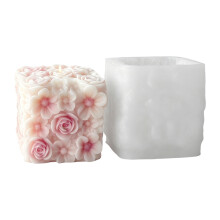Moules à bougies en Silicone, Bouquets cubiques, pour-5622