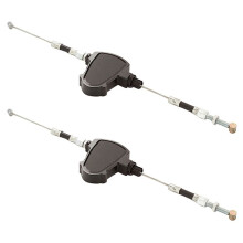 2X Universal Motorcycle Pull Wire Clutch Effort Saver Stunt Clutch Cable Easy System for Black