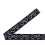 Retro Embroidered Appliques 4.7M Long Adhesive-black silver 1