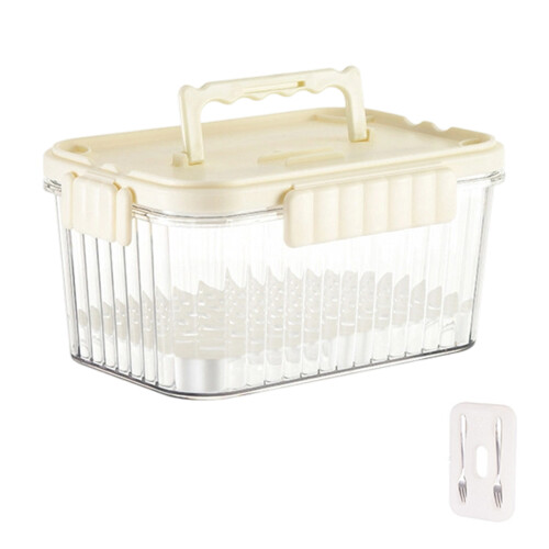 Boîte de rangement d'assaisonnement empilable, conteneur-Blanc 2