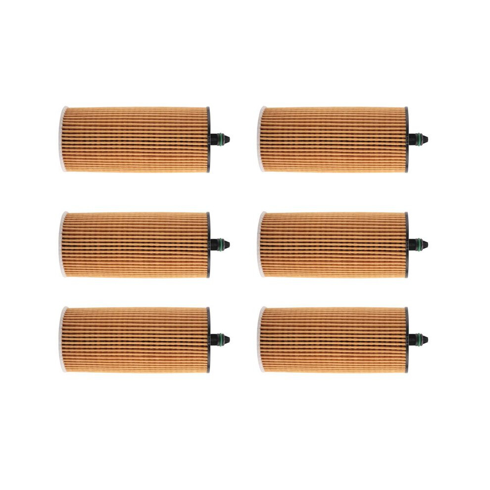 6Pcs Oil Filter 11428575211 For- F34 F31 F30 F80 316D 318D 320D 320I 330I/F33,F83,F32,F82,F36 4713387300828