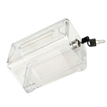 Stevige acryl poll box met ingebouwd slot voor veilige en-2