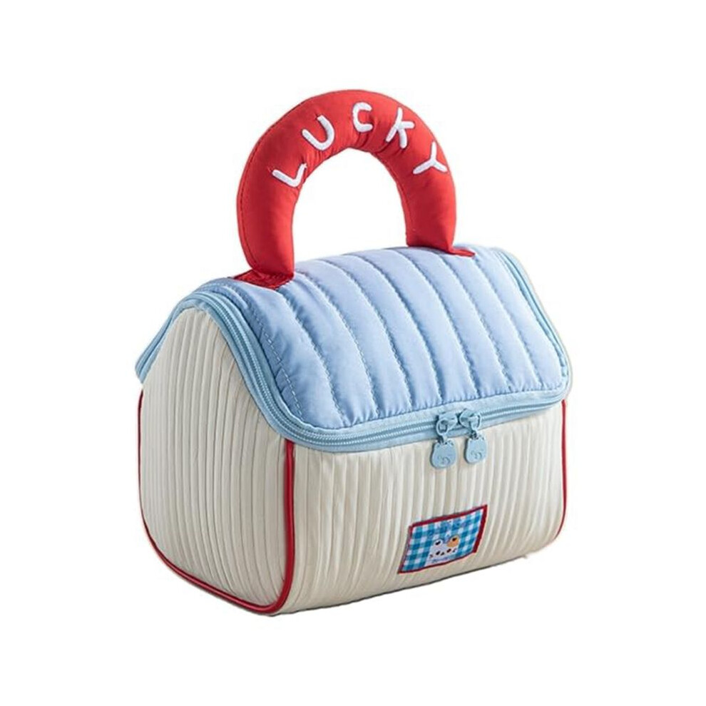 Cute Cosmetic Bag New Style Large Capacity Cosmetic Bag Portable Hand-Held Travel Classification Storage Bag A