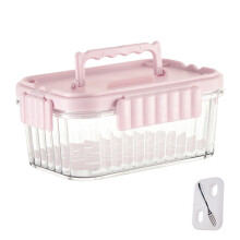 Boîte de rangement étanche pour pique-nique, conteneur de-Rose 1