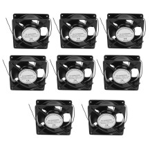 8X AC 220V-240V0.14A Brushless Cooler Cooling Fan 120mm X 120mm X38mm