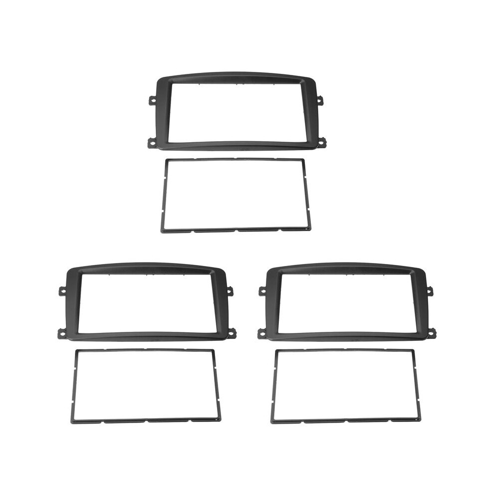 3X 2 Din Car Radio Fascia Dvd Player Panel Kits Stereo Dash Frame For C Clk G Class Viano W203 W209 W463 6033600658856