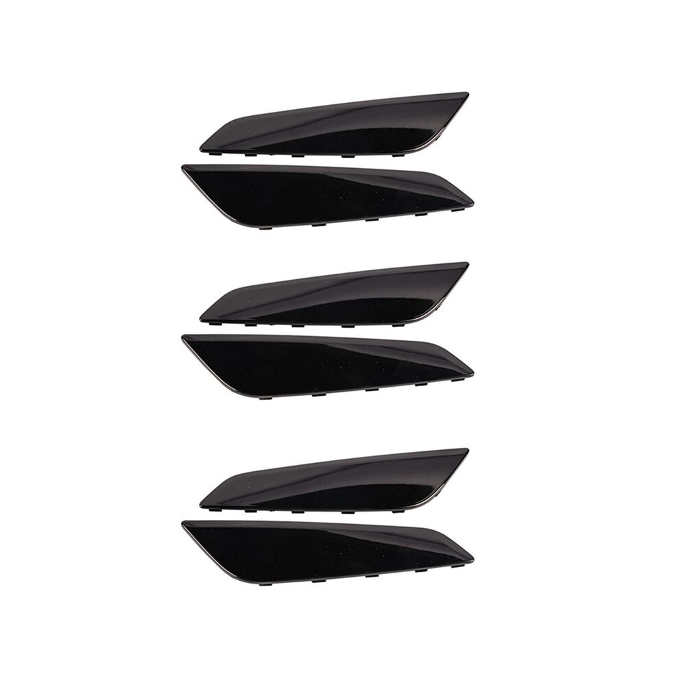 6X Front Trim Air Vent Outlet Cover 51747439013 51747439014 For G30 G31 G38 5 Series 2017-2023 Accessories 4711840169777