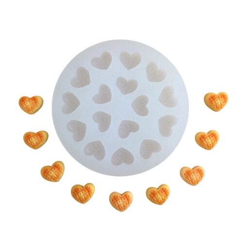 Realistic Texture Silicone Biscuit Molds Baking-16 hole model 3