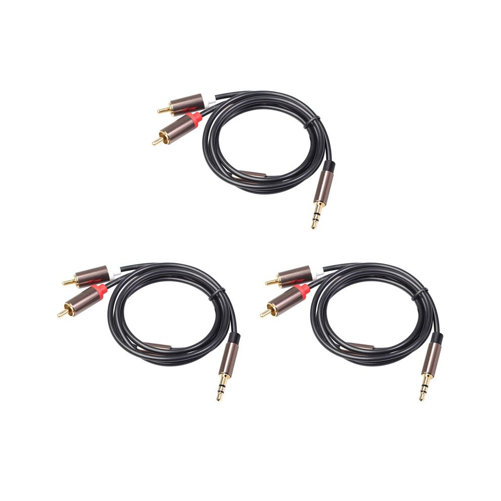 3X Rca Cable Hifi Stereo 3.5Mm To 2Rca Audio Cable Aux Rca Jack 3.5 Y Splitter For Amplifiers Audio Car Aux Mobile Phone 6033793817214