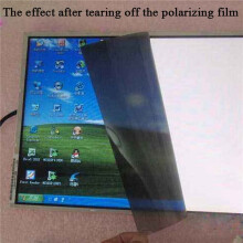 Linear Polarizer Film LCD/LED Polarized Filter Polarizing Film Sheet for Polarization Photograph 20PCS (No Adhesive)